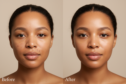 Before and After Skin Transformation