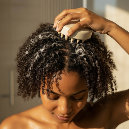 Scalp Massager Back View Shot