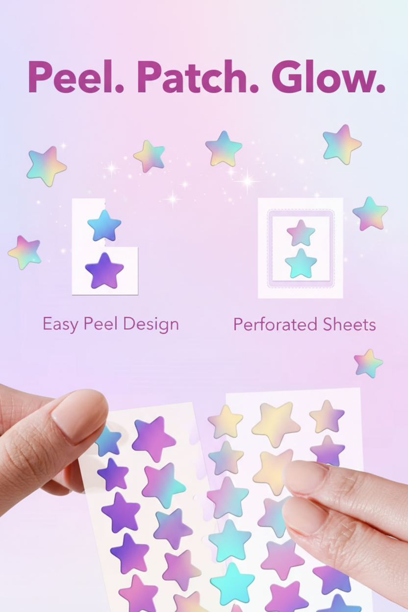 Star Pimple Patch Original Infographic